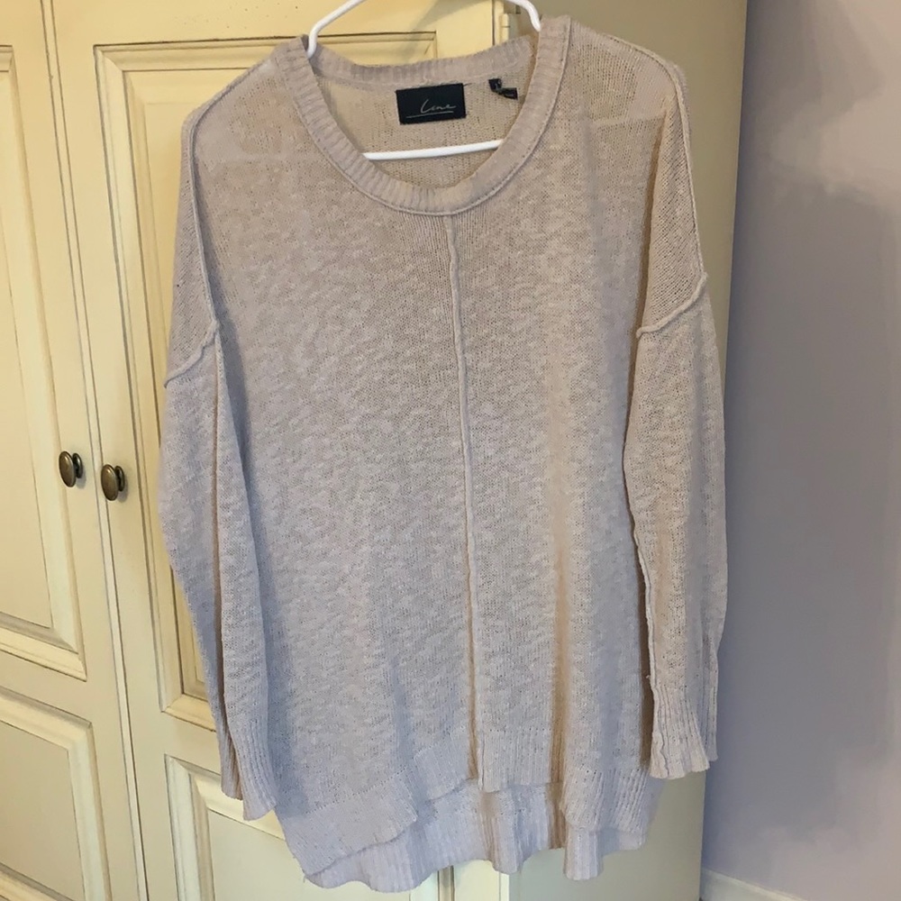 Oversized knit sweater